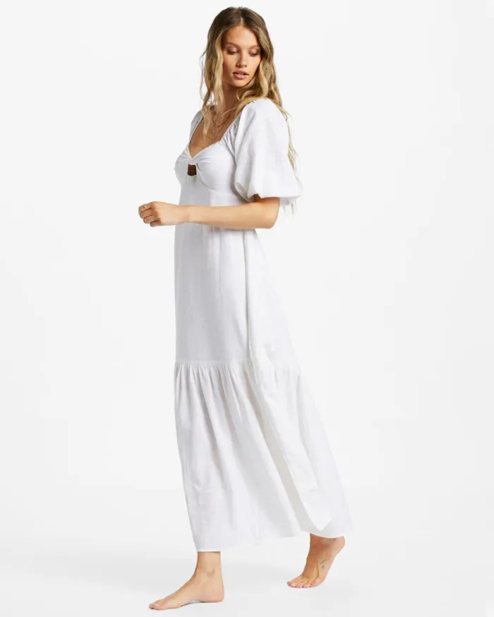 Paradise Cove Maxi Dress Salt Crystal Women Billabong Maxi Dresses
