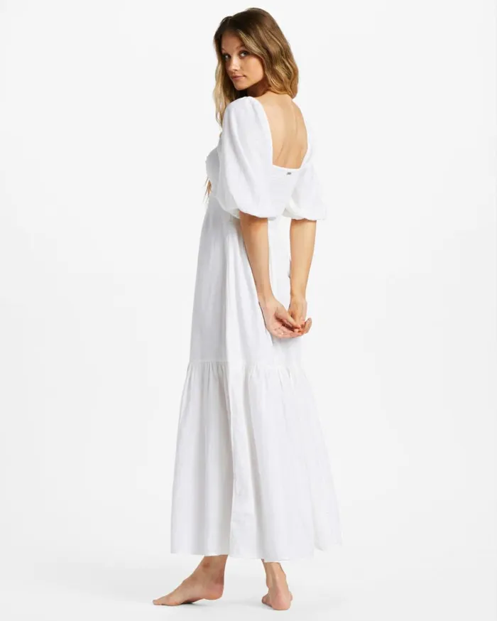 Paradise Cove Maxi Dress Salt Crystal Women Billabong Maxi Dresses