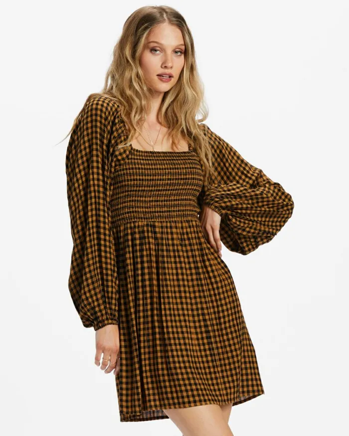 Paradise Days 2 Dress Cosmic Khaki Women Billabong Mini Dresses