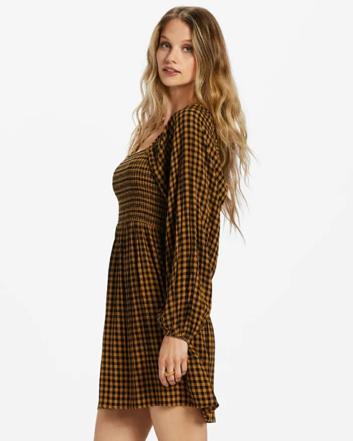 Paradise Days 2 Dress Cosmic Khaki Women Billabong Mini Dresses