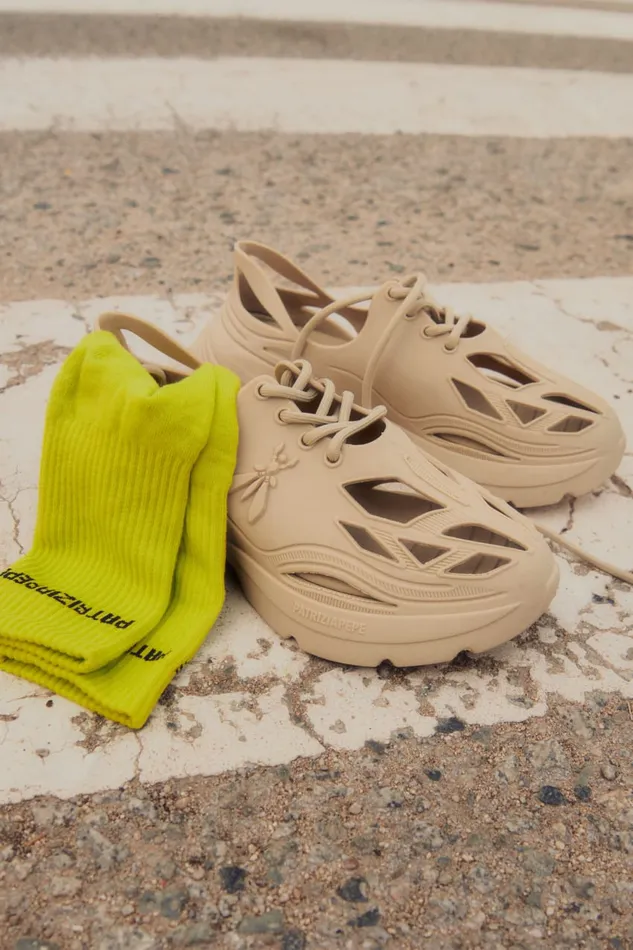 Patrizia Pepe Gummy Pepe Sneakers Beige Desert Beige Footwear
