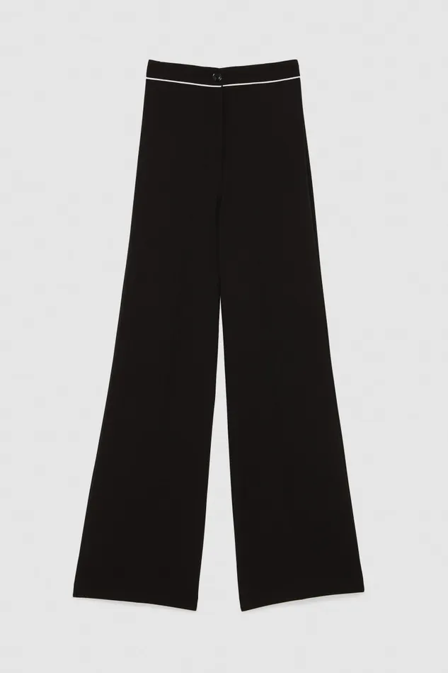 Patrizia Pepe Palazzo Pants Black Nero Apparel Palazzo