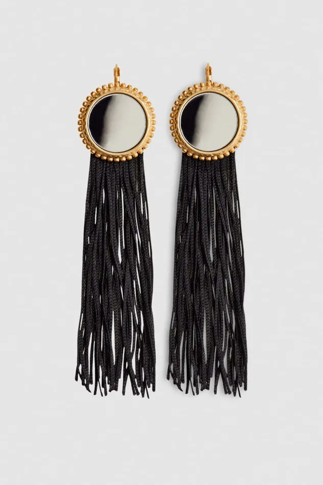 Patrizia Pepe Pendant Earrings Gold Antique Gold Accessories