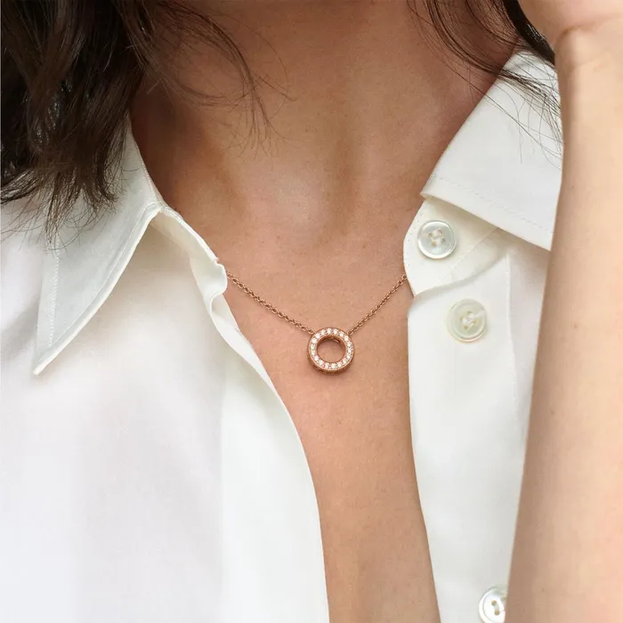 Pendant Necklaces Women Pandora Rose Circle Of Sparkle Gift Set Pendant Necklaces Women Pandora Rose Circle Of Sparkle Gift Set