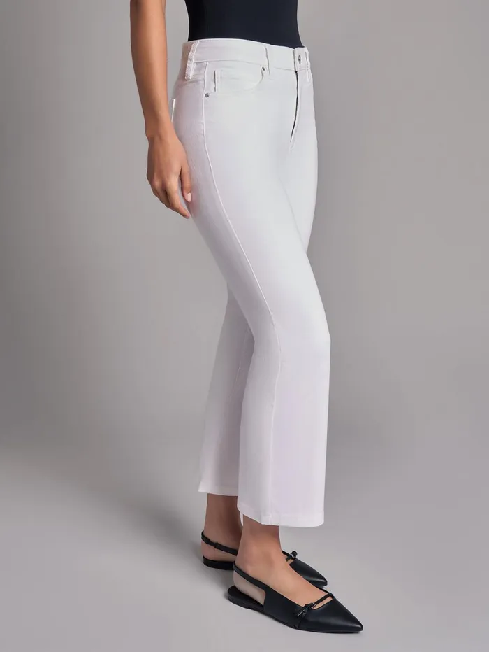 Petite High Rise Cropped Kick Flare Jeans Women Jones New York Petite Pants and Skirts Petite High Rise Cropped Kick Flare Jeans Women Jones New York Petite Pants and Skirts