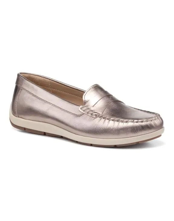 Pier Shoes Rose Gold Women Hotter Loafers and Moccasins