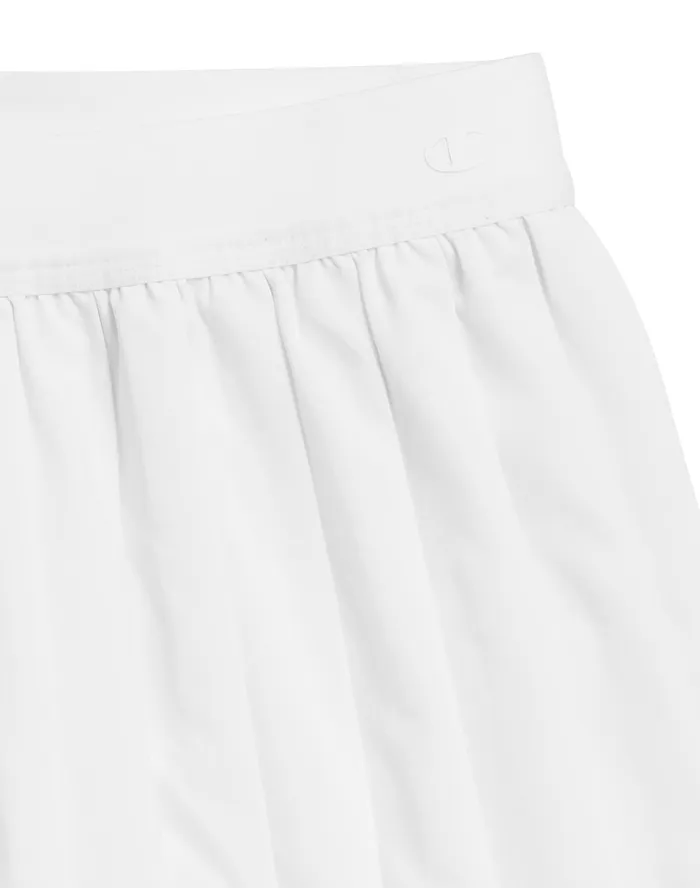 Pleated Sport Skort Anti Odor C Logo 3034 White Women Champion Skorts and Dresses