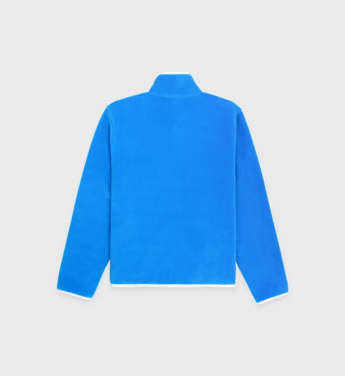 Polar Fleece And Sherpa Women Sporty and Rich Buttoned Polar Sweatshirt 8211 OceanCream