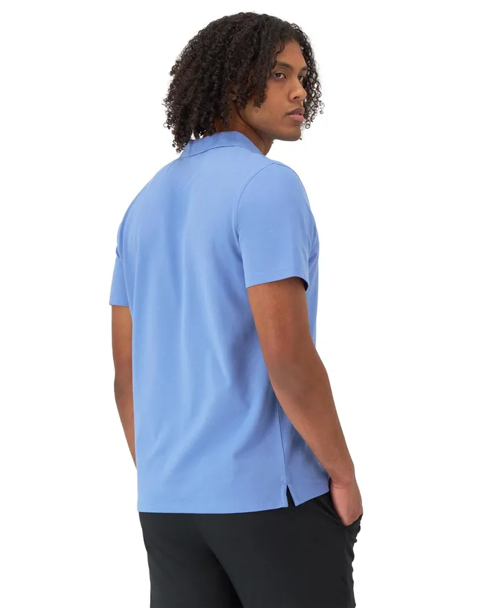 Polo TShirt Moisture Wicking Plaster Blue Men Champion TShirts and Tops