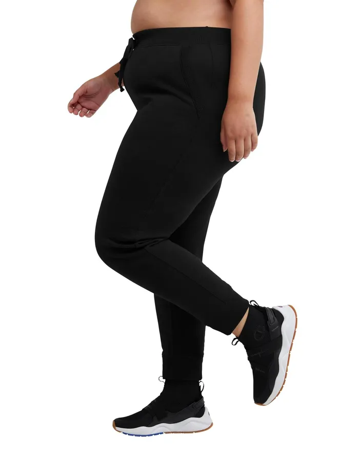 Powerblend Joggers C Logo 29034 Plus Size Black Women Champion Pants