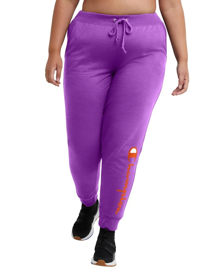 Powerblend Joggers Script Logo 29034 Plus Size Creative Mauve Women Champion Pants
