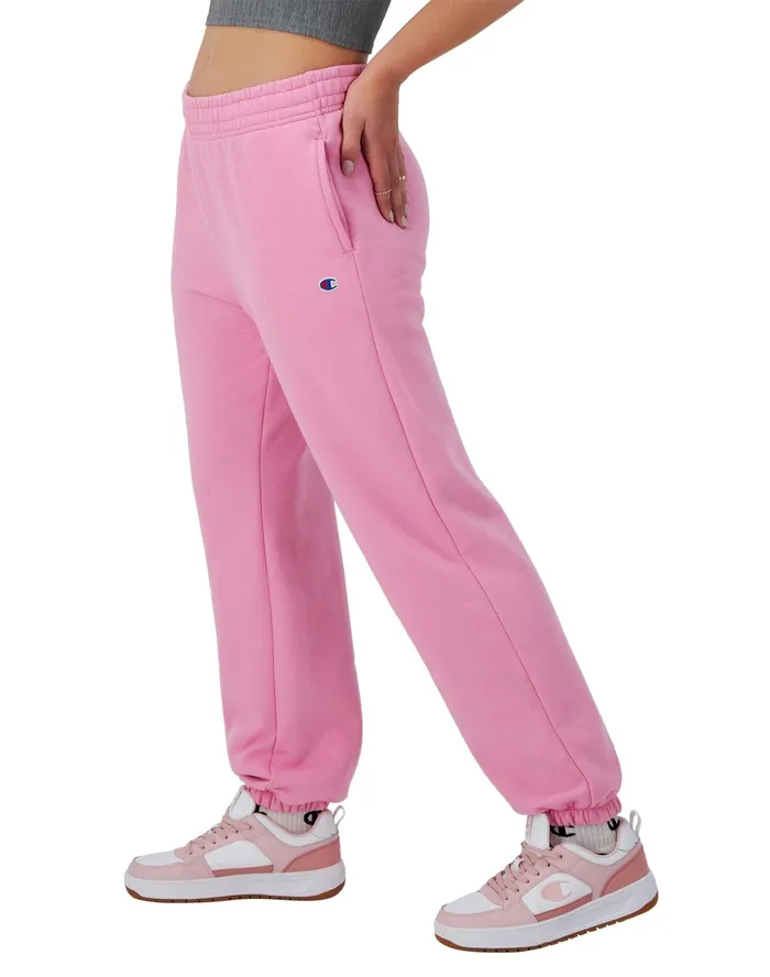 Powerblend Oversized Sweatpants C Logo 29034 Spirited Pink Women Champion Pants