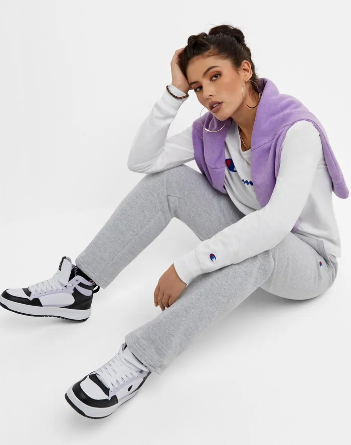Powerblend Pants C Logo 31034 Oxford Grey Women Champion Pants