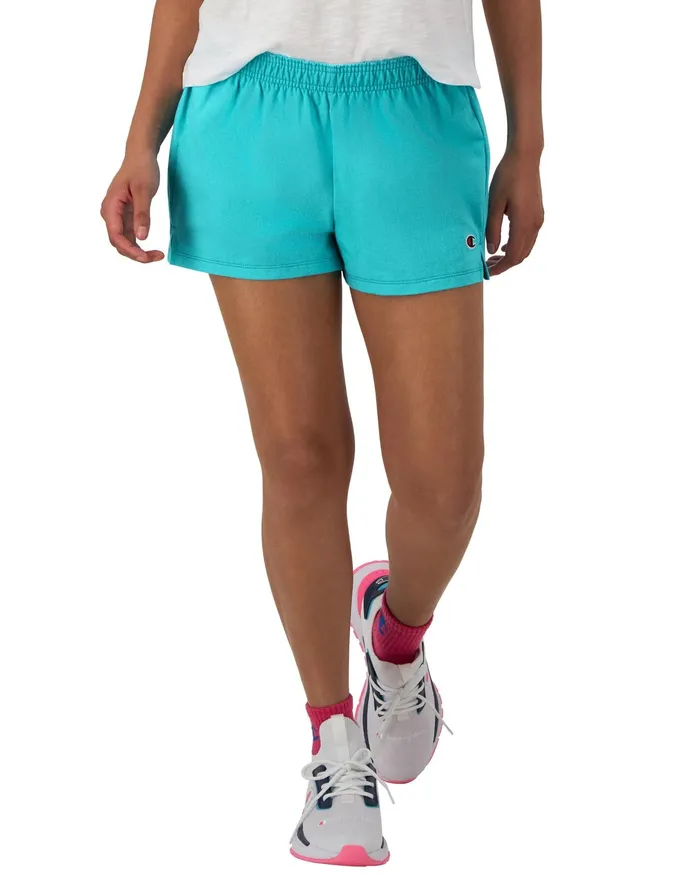 Practice Shorts C Logo 35034 Aqua Excursion Women Champion Shorts