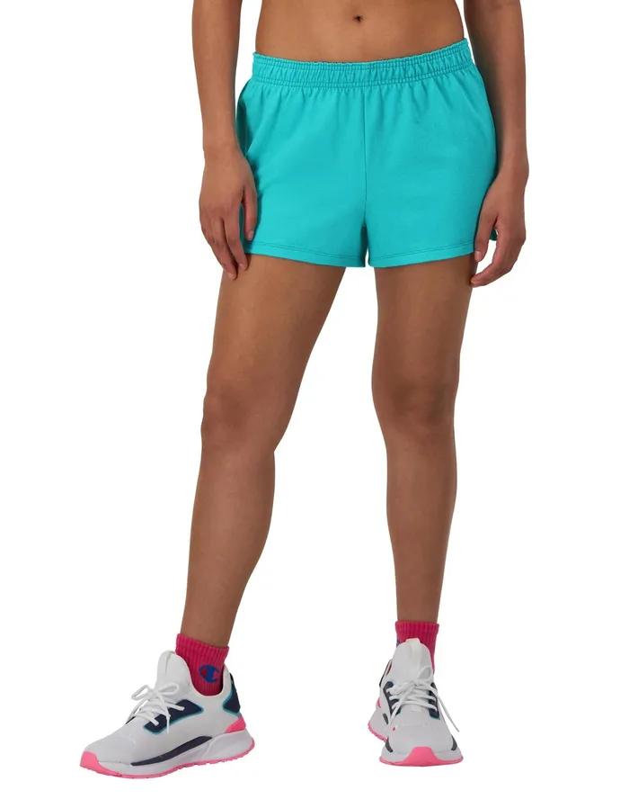 Practice Shorts C Logo 35034 Aqua Excursion Women Champion Shorts