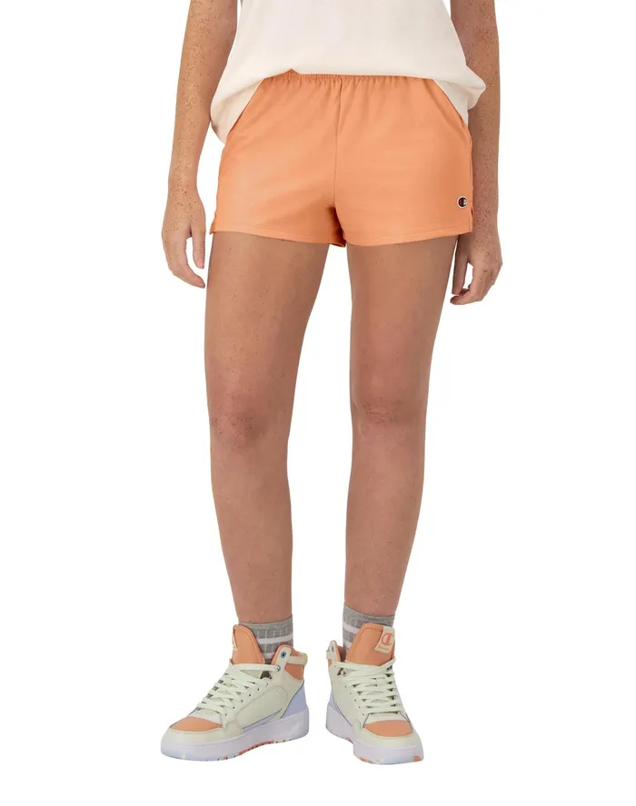 Practice Shorts C Logo 35034 Peach Grapefruit Women Champion Shorts