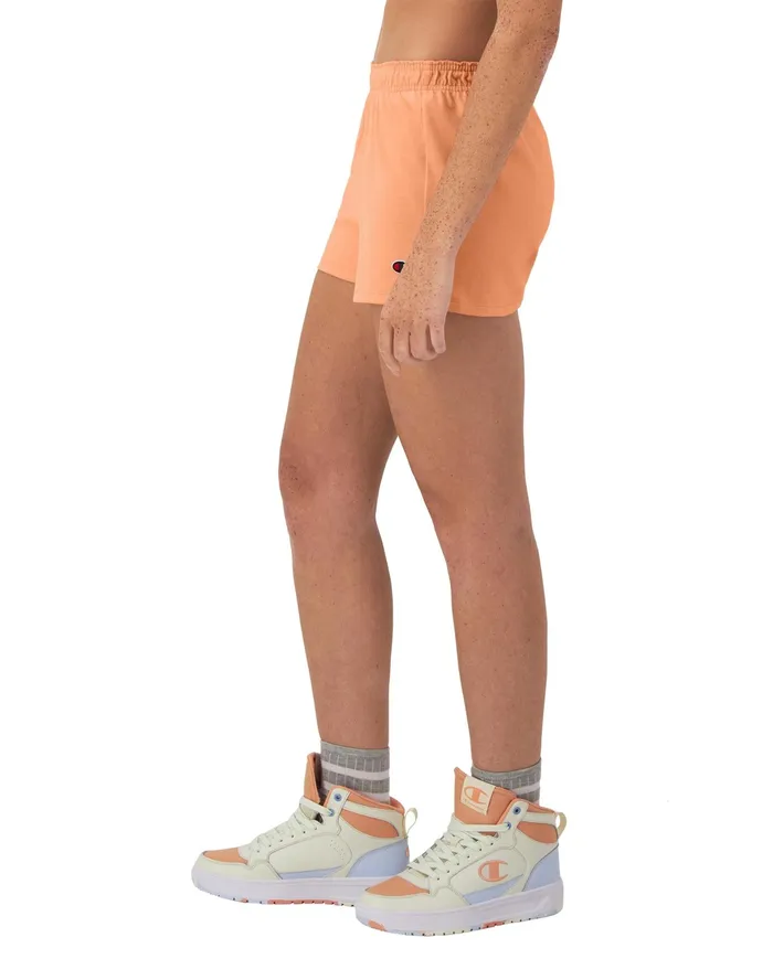 Practice Shorts C Logo 35034 Peach Grapefruit Women Champion Shorts