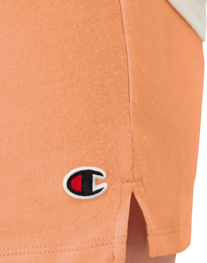 Practice Shorts C Logo 35034 Peach Grapefruit Women Champion Shorts