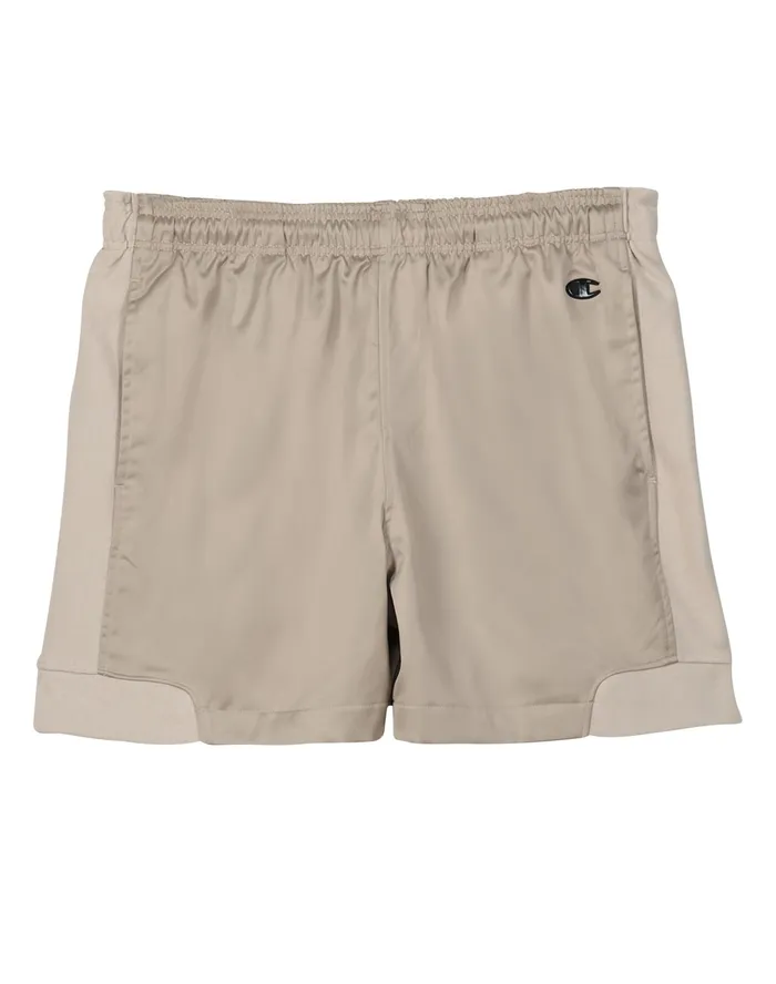 Premium Satin Archive Shorts 5034 Arctic Cold Beige Men Champion Shorts
