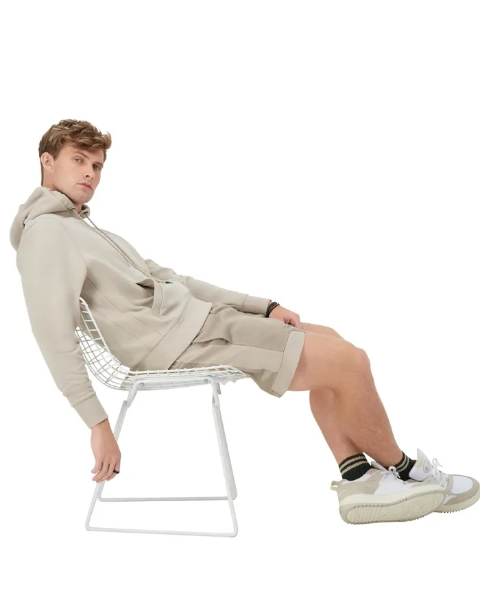 Premium Satin Archive Shorts 5034 Arctic Cold Beige Men Champion Shorts