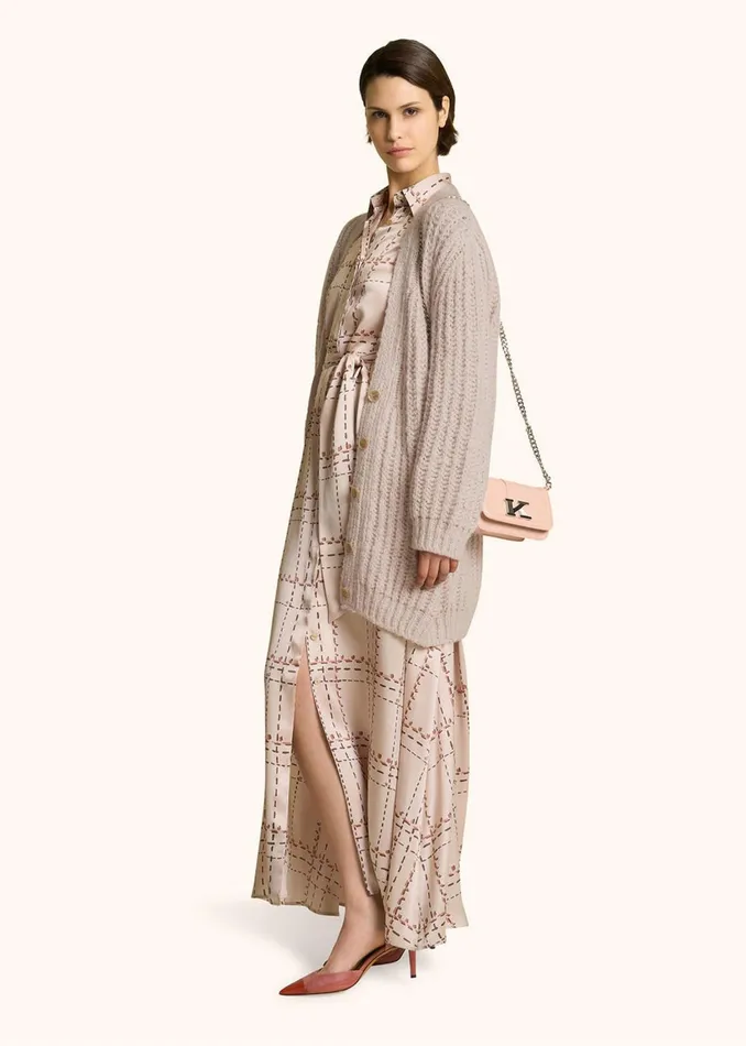 PRINTED SILK SHIRT DRESS Women Kiton Dresses PRINTED SILK SHIRT DRESS Women Kiton Dresses
