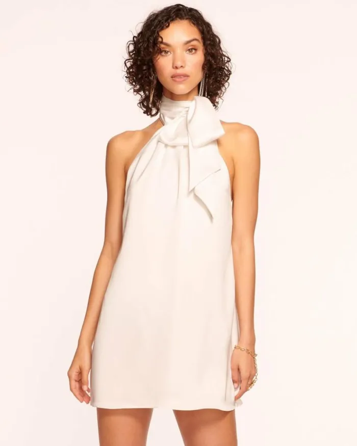 Ramy Brook Dresses Women Sam Halter Mini Dress Ivory