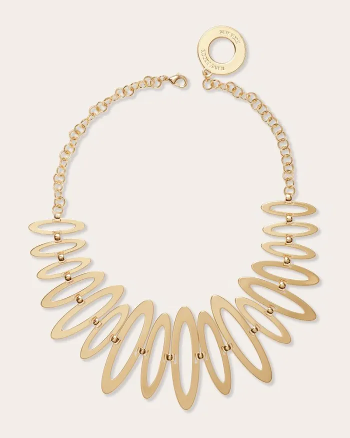 Ramy Brook Jewelry Women Jimeni Oval Choker Gold Ramy Brook Jewelry Women Jimeni Oval Choker Gold
