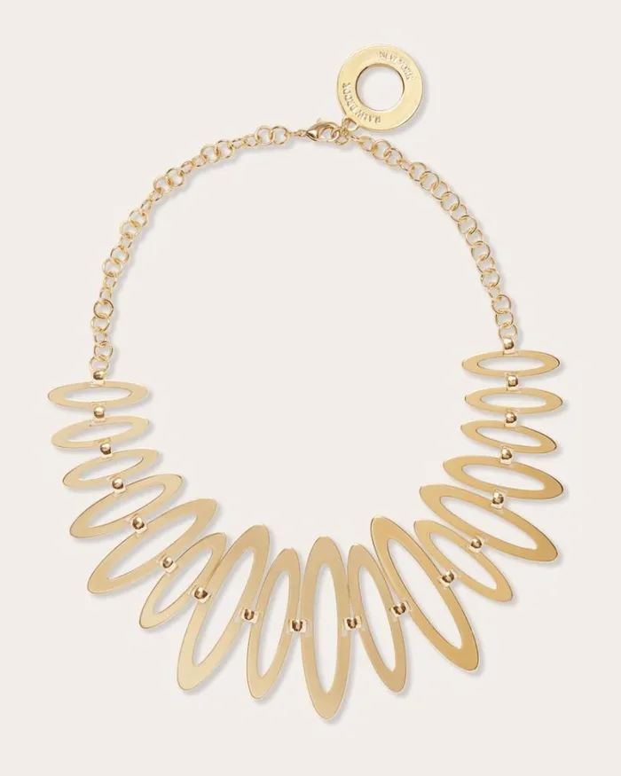 Ramy Brook Jewelry Women Jimeni Oval Choker Gold Ramy Brook Jewelry Women Jimeni Oval Choker Gold