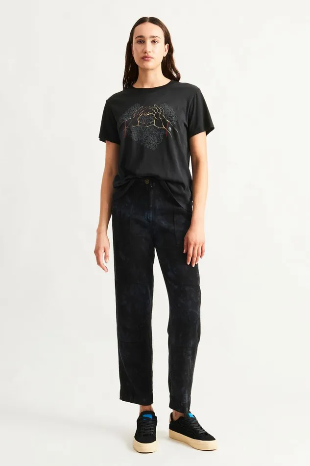 Raquel Allegra Black Betty Tee Women Tops