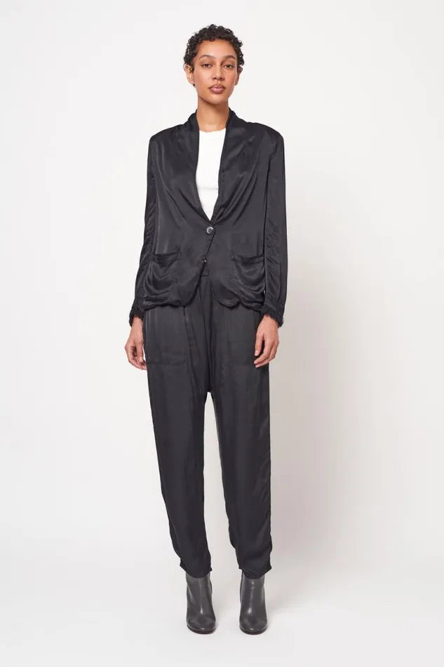 Raquel Allegra Black Jai Jacket Women Jackets