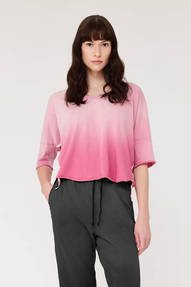 Raquel Allegra Petal Venice Tee Women TShirts