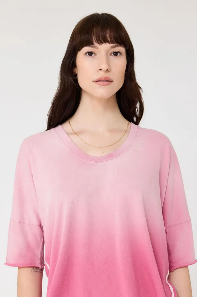 Raquel Allegra Petal Venice Tee Women TShirts