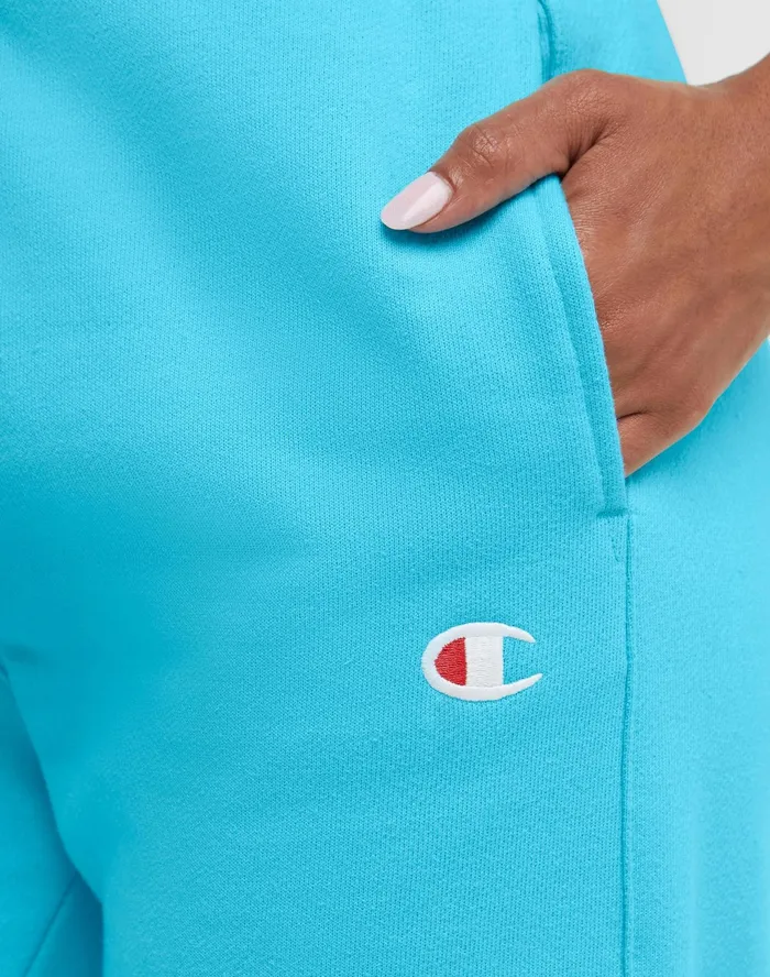 Reverse Weave Sweatpants C Logo 30034 Light Sky Blue Women Champion Pants