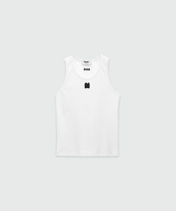 Ribbed Jersey 034Themwave034 Tank Top Men MSGM Tshirts