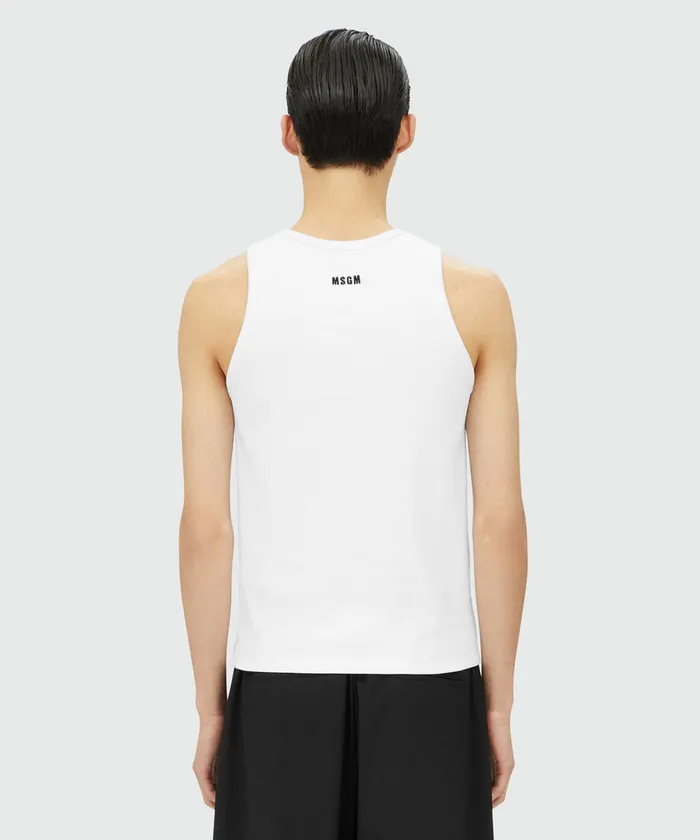 Ribbed Jersey 034Themwave034 Tank Top Men MSGM Tshirts