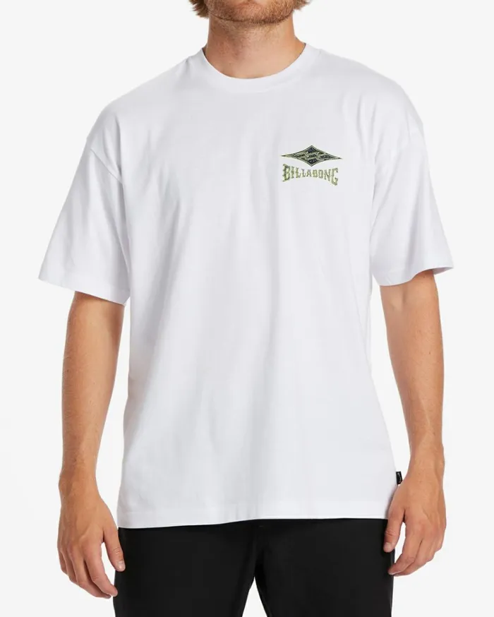 Ridge TShirt White Men Billabong TShirts