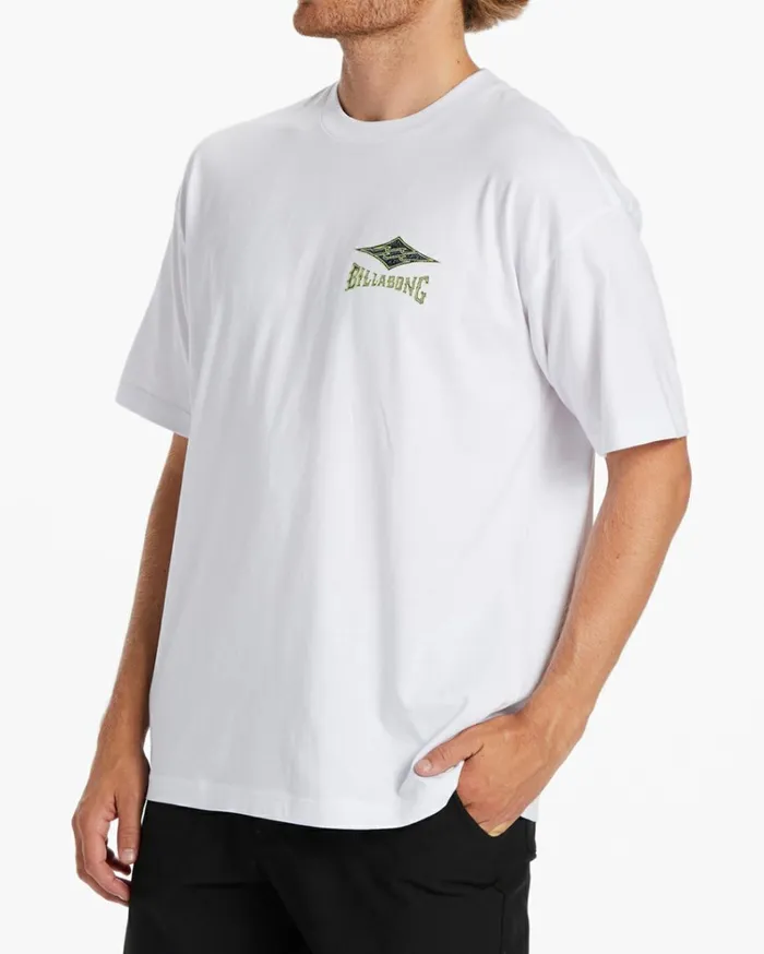 Ridge TShirt White Men Billabong TShirts