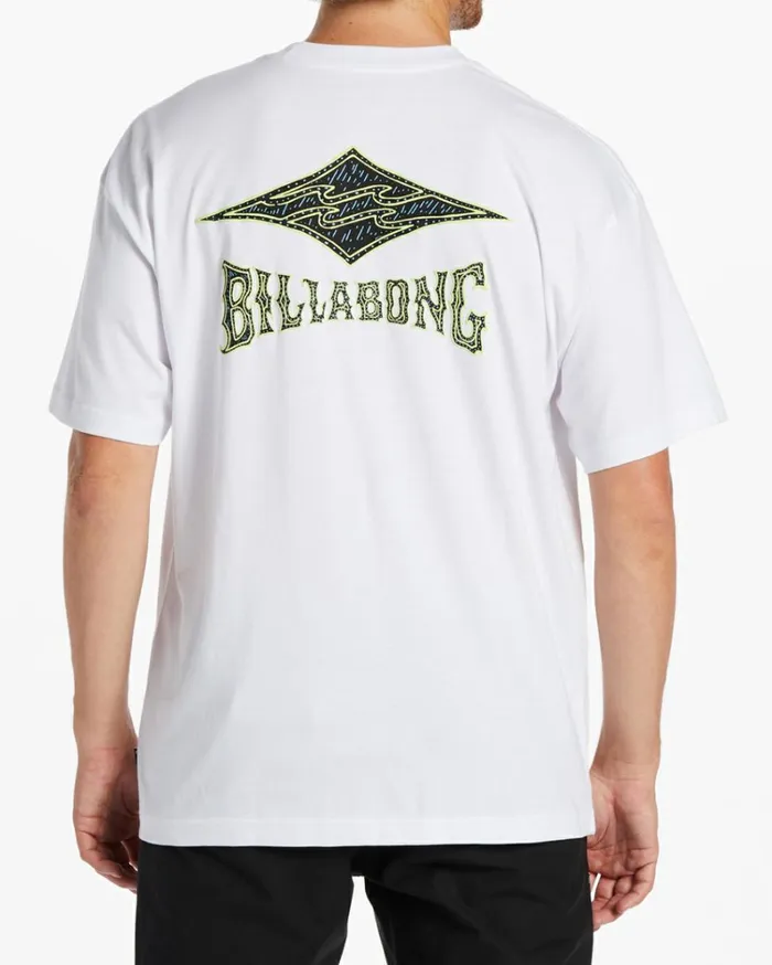 Ridge TShirt White Men Billabong TShirts