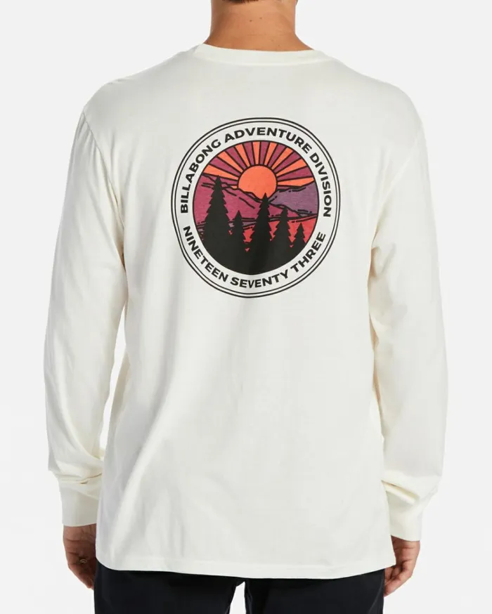 Rockies Long Sleeve TShirt Off White Men Billabong TShirts