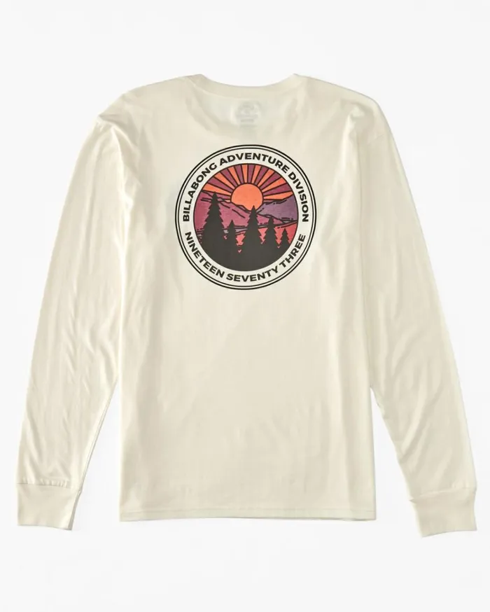 Rockies Long Sleeve TShirt Off White Men Billabong TShirts