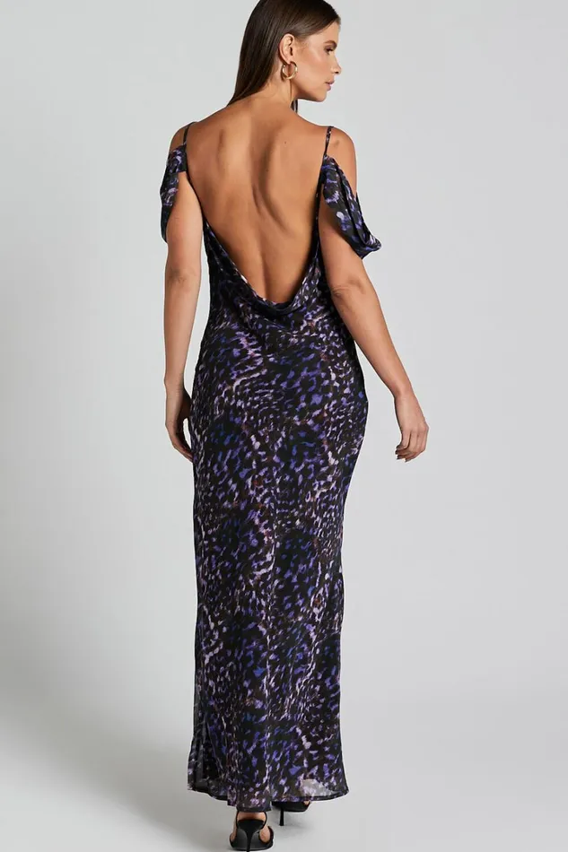 Runaway The Label 8211 Oxana Slip Dress In Iris Oxana Women Showpo Dresses