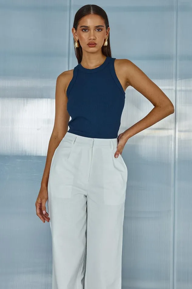 Runaway The Label Basic RORY TANK Navy 8211 Women