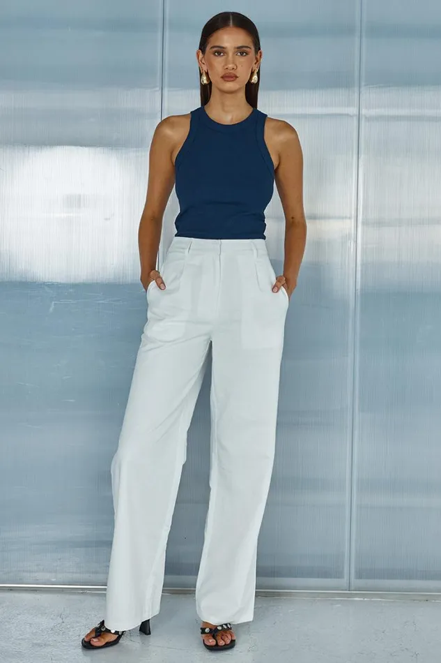 Runaway The Label Basic RORY TANK Navy 8211 Women
