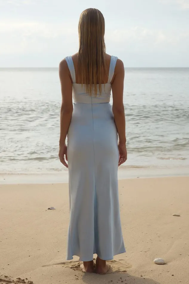 Runaway The Label Bridesmaids Dresses MARGOT MAXI DRESS Ice Blue 8211 Women