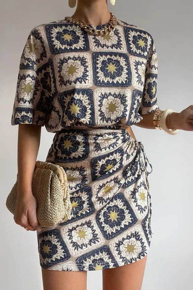 Runaway The Label Casual Dresses BRIZZIE MINI DRESS Rowena Print 8211 Women
