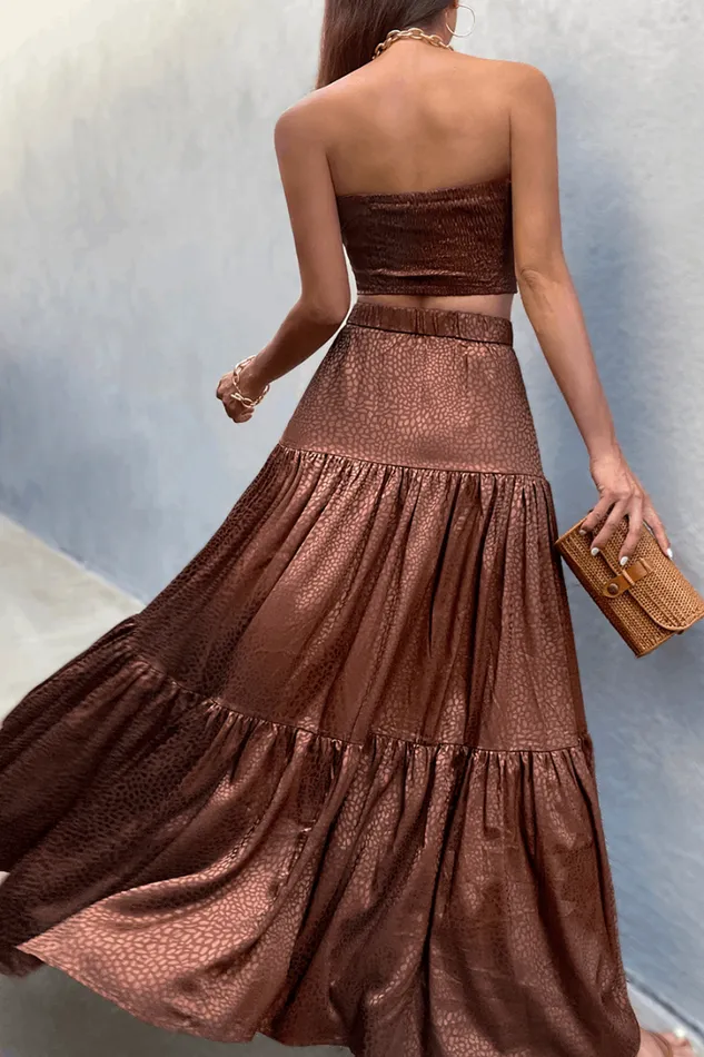 Runaway The Label Crops April Top Chocolate 8211 Women Runaway The Label Crops April Top Chocolate 8211 Women