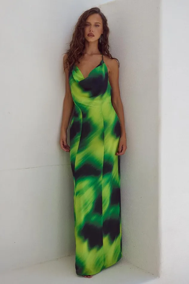 Runaway The Label Maxi Dresses ANISSA MAXI DRESS Lotus Print 8211 Women