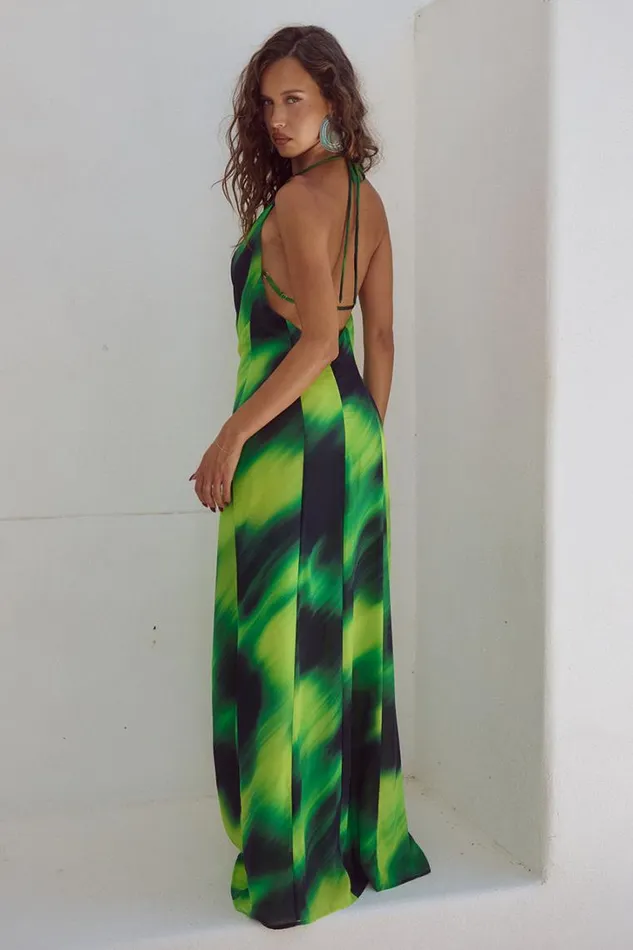 Runaway The Label Maxi Dresses ANISSA MAXI DRESS Lotus Print 8211 Women