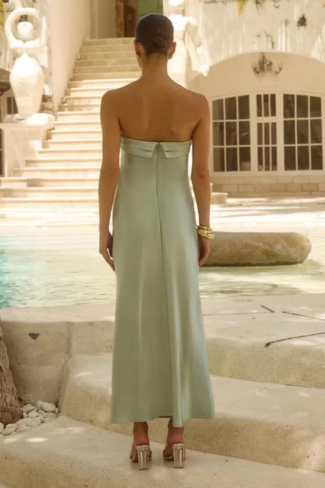 Runaway The Label Maxi Dresses DELILAH MAXI DRESS Sage 8211 Women