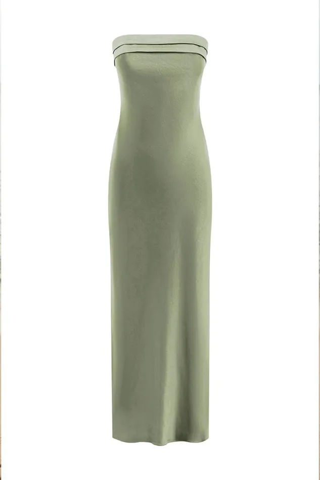 Runaway The Label Maxi Dresses DELILAH MAXI DRESS Sage 8211 Women